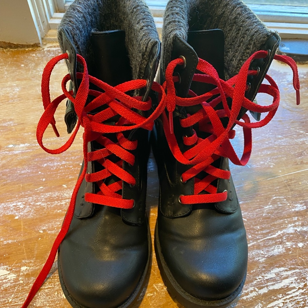MIA brand chunky boots.